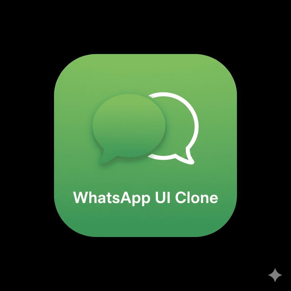WhatsApp UI Clone – Android App